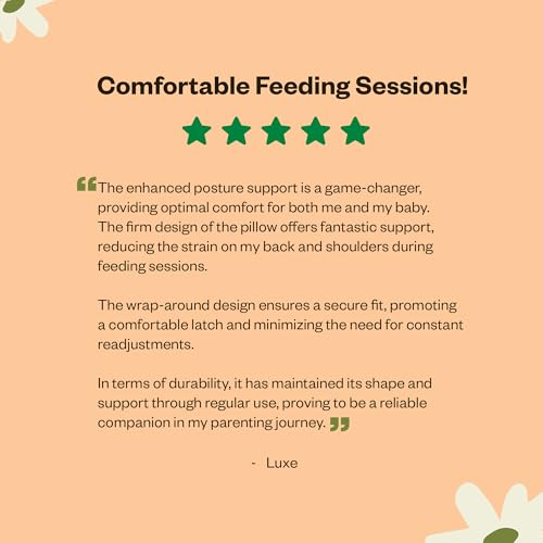 My Brest Friend Nursing Pillow - Deluxe - Enhanced Comfort w/ Slipcover