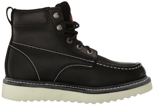 المقاس: 42 - حذاء بو ويدج بوت للرجال للدراجات النارية من هارلي ديفيدسون، مقاس 7.5 بوصة، أسود