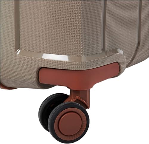 SONADA Unbreakable Luggage Set of 4, Expandable Suitcase With ANTI Theft Double Zipper, 4 Double Wheels, Lightweight and Durable Luggage for Travel (Champagne)