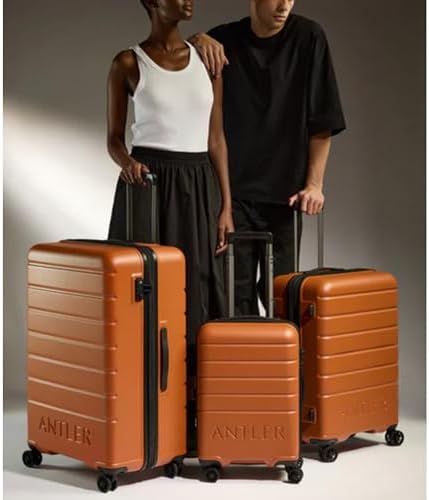 ANTLER Luggage Premium Polycarbonate Material TSA-combination lock, Lightweight Suitcase With 4 double spinner wheels