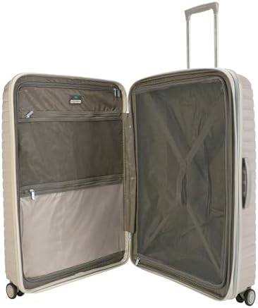Sonada Unbreakable Luggage Unisex,Double Zipper,Expandable, TSA Lock With 4 Double Silent Wheels Set of 4 (CHMPAGNE)