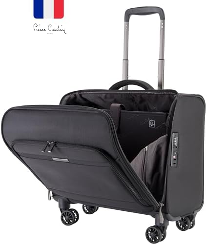 Pierre Cardin Rolling Laptop Case, Pilot Business Bag for Travel And Office, International Lock