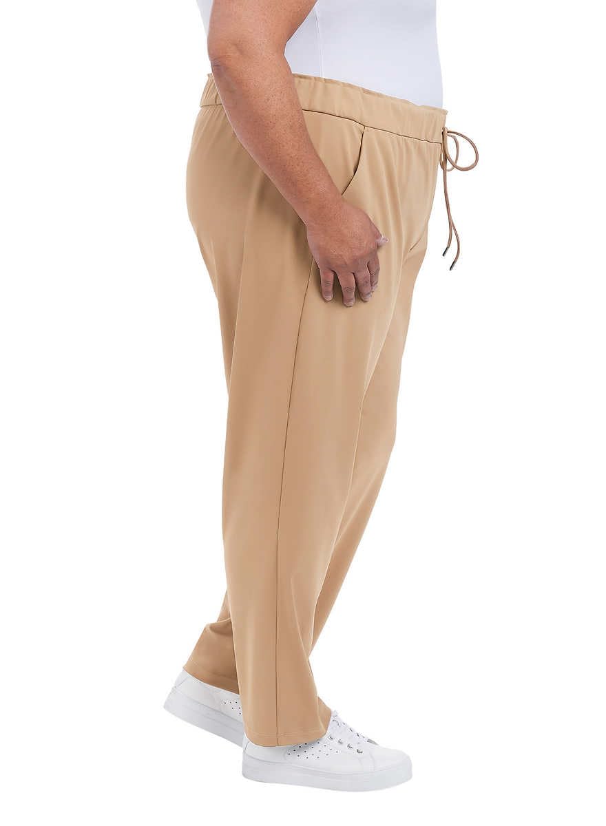 SIZE XL - Hilary Radley Ladies' Pull-On Pant with Pockets, Color: Portobello