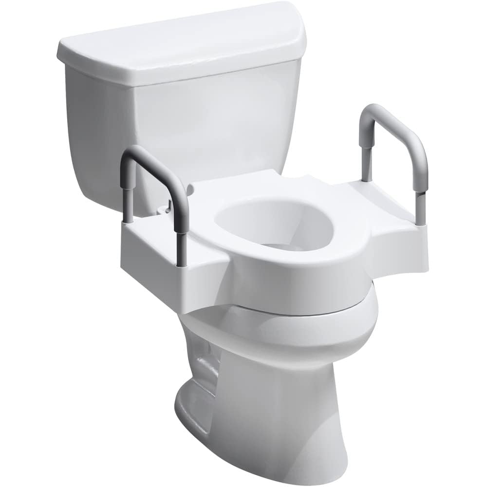 Bemis Rise Toilet Seat with Dual Lock and Security Arms