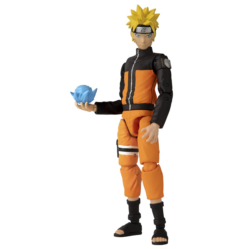 BANDAI Anime Heroes Naruto Action Figure Naruto Uzumaki | 17cm Naruto Figure Naruto Uzumaki Figure With Extra Hands And Accessories | Naruto Shippuden Anime Figure Action Figures For Boys And Girls