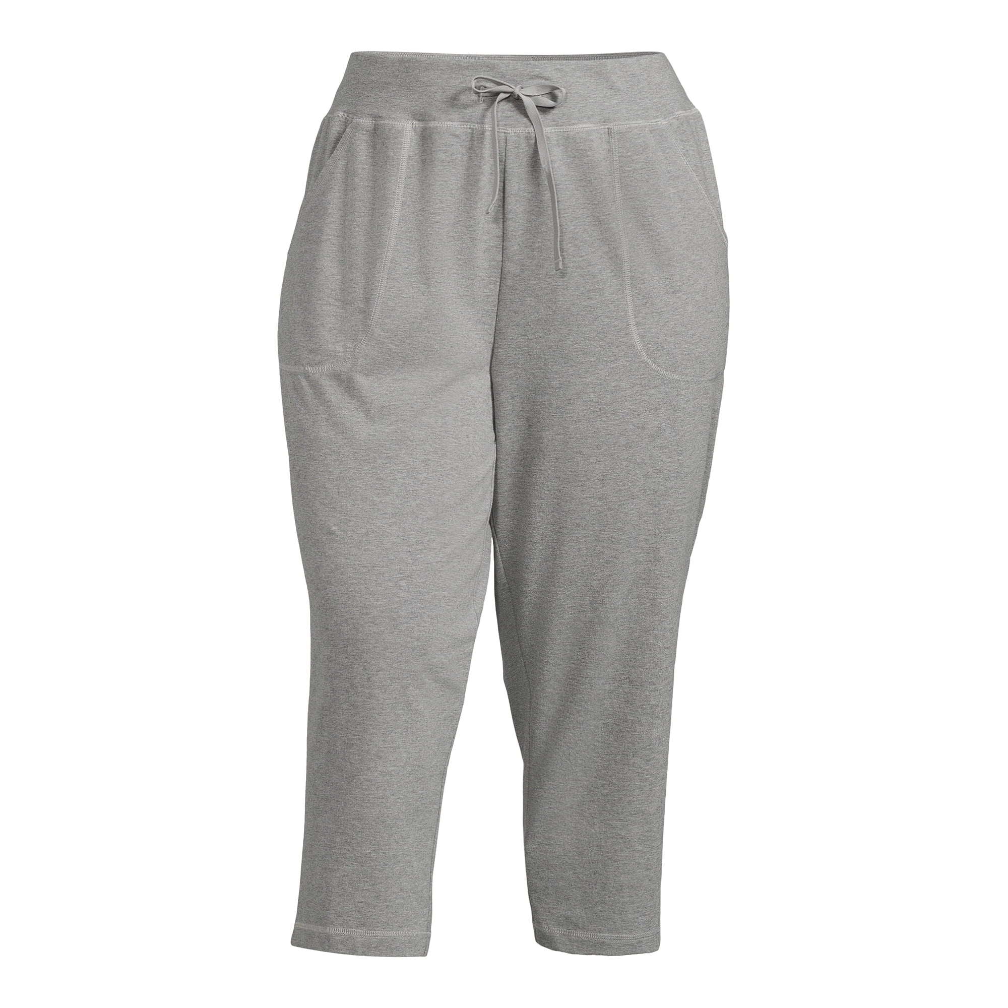 المقاس: 3XL (24W-26W) - بنطال كابري رياضي محبوك للنساء والرجال من Athletic Works