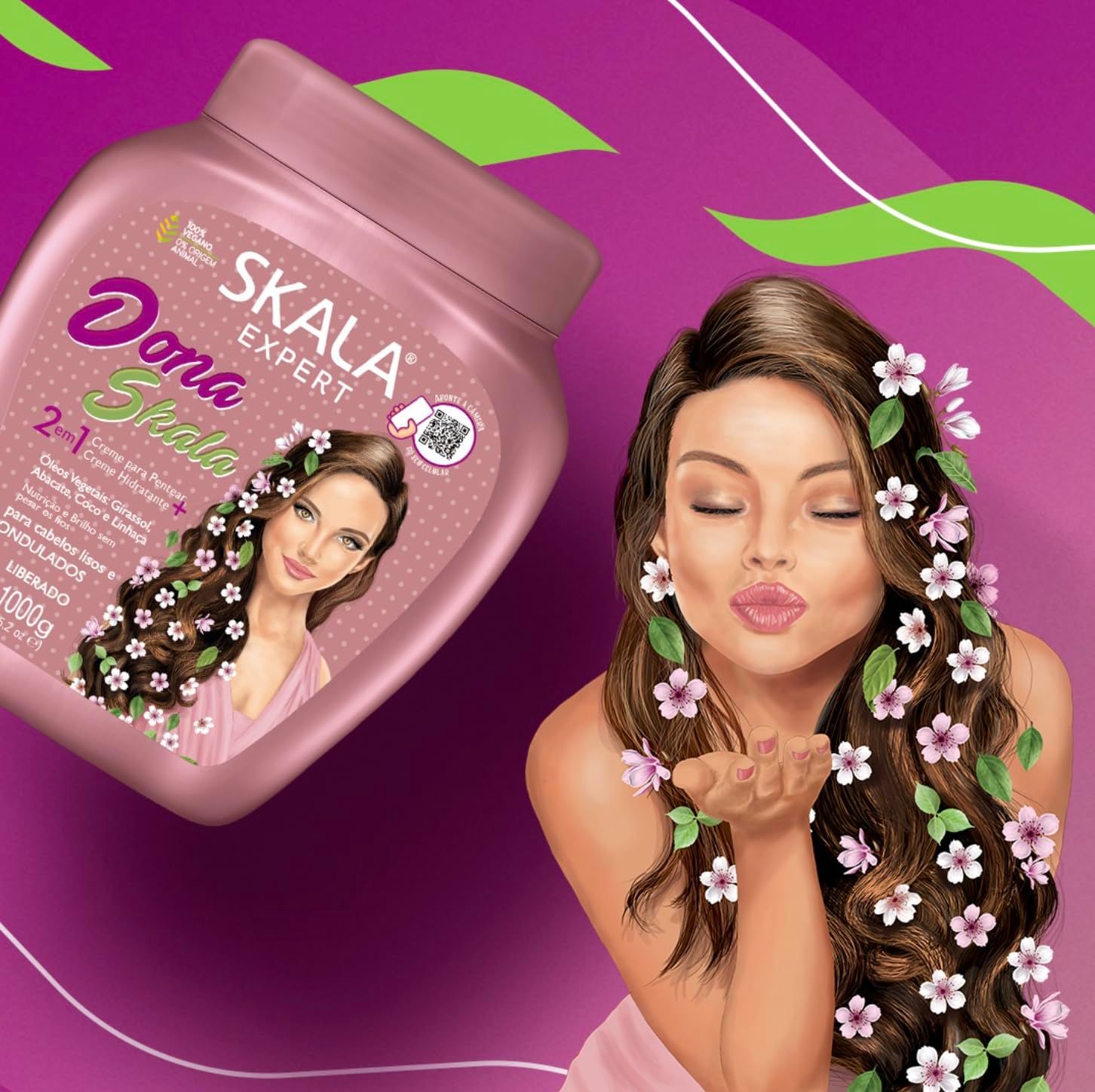 Skala Expert 2 In 1 Hair Treatment Cream - Dona Skala 35.2 Oz