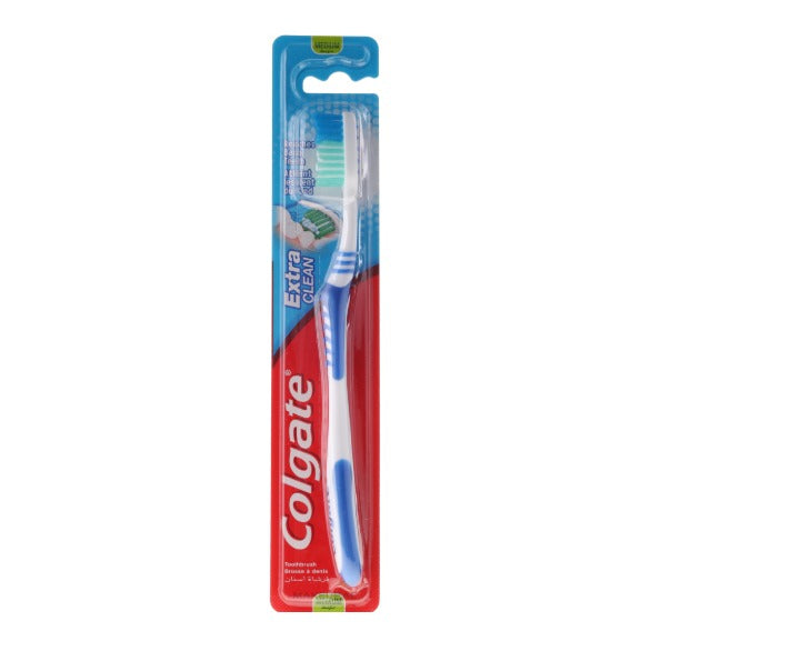 Colgate Extra Clean Medium Toothbrush - Blue