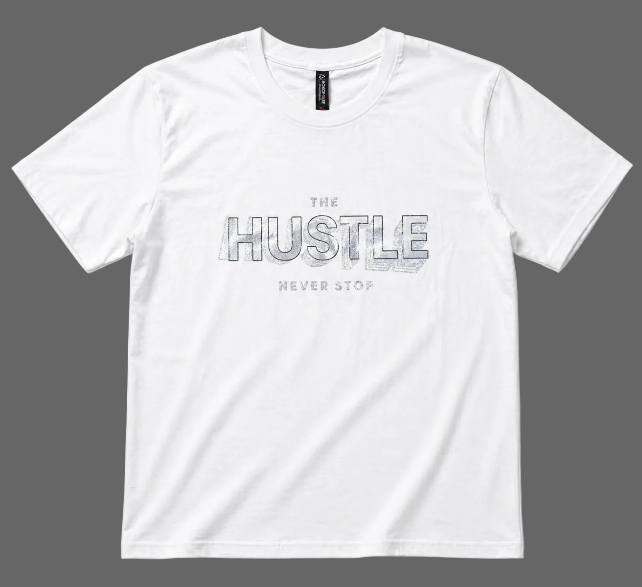 MONOPOLEE WHITE PRINTED T-SHIRT MEN
