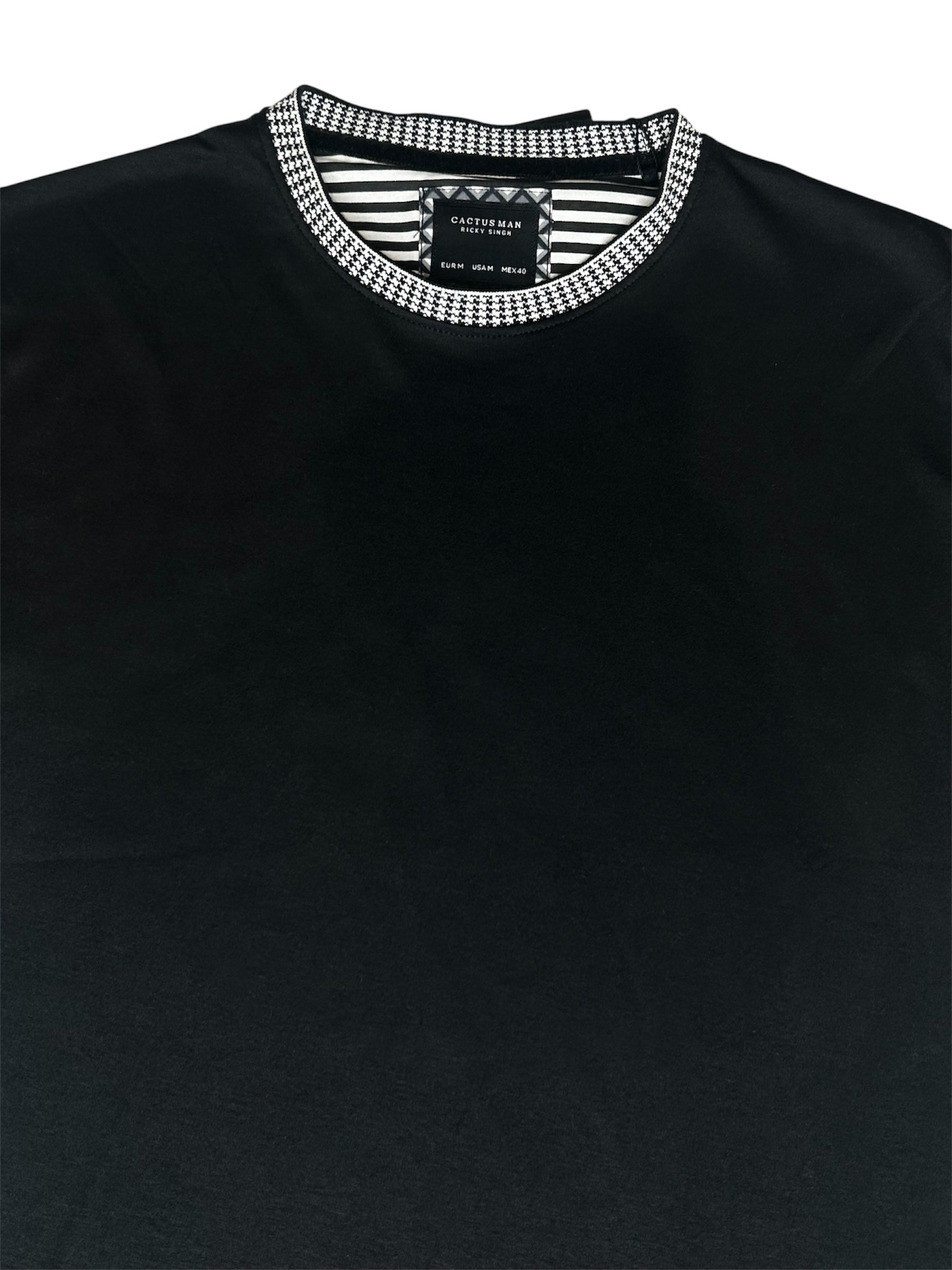 Cactus Man Ricky Singh Men’s Round Neck Half-Sleeve T-Shirt