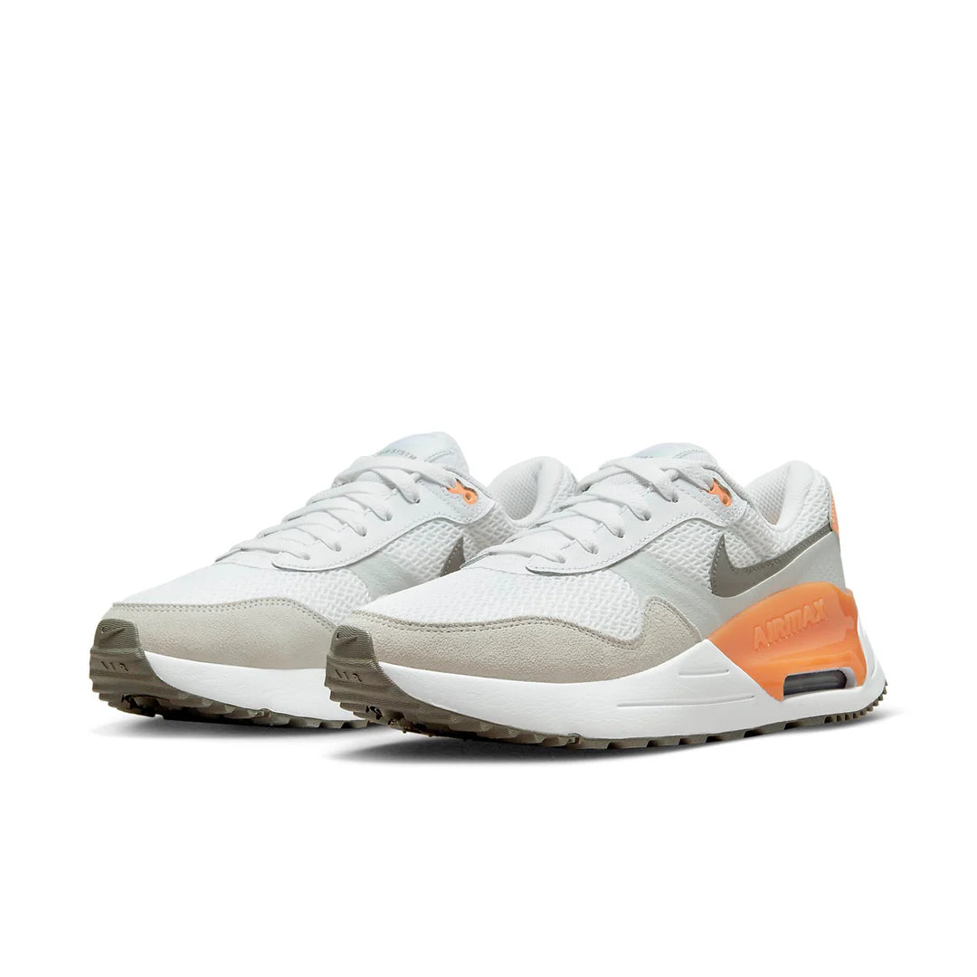 Nike(WMNS) Air Max SYSTM 'White Pure Platinum Orange Trance Flat Pewter