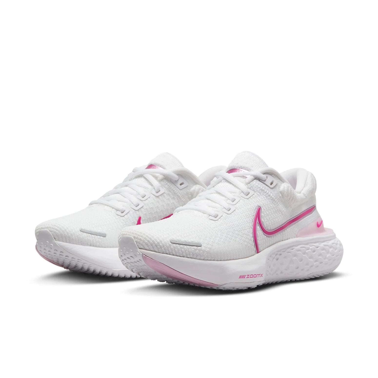 Nike(MEN) ZoomX Invincible Run Flyknit 2 'White Pink Prime' (DC9993-100)