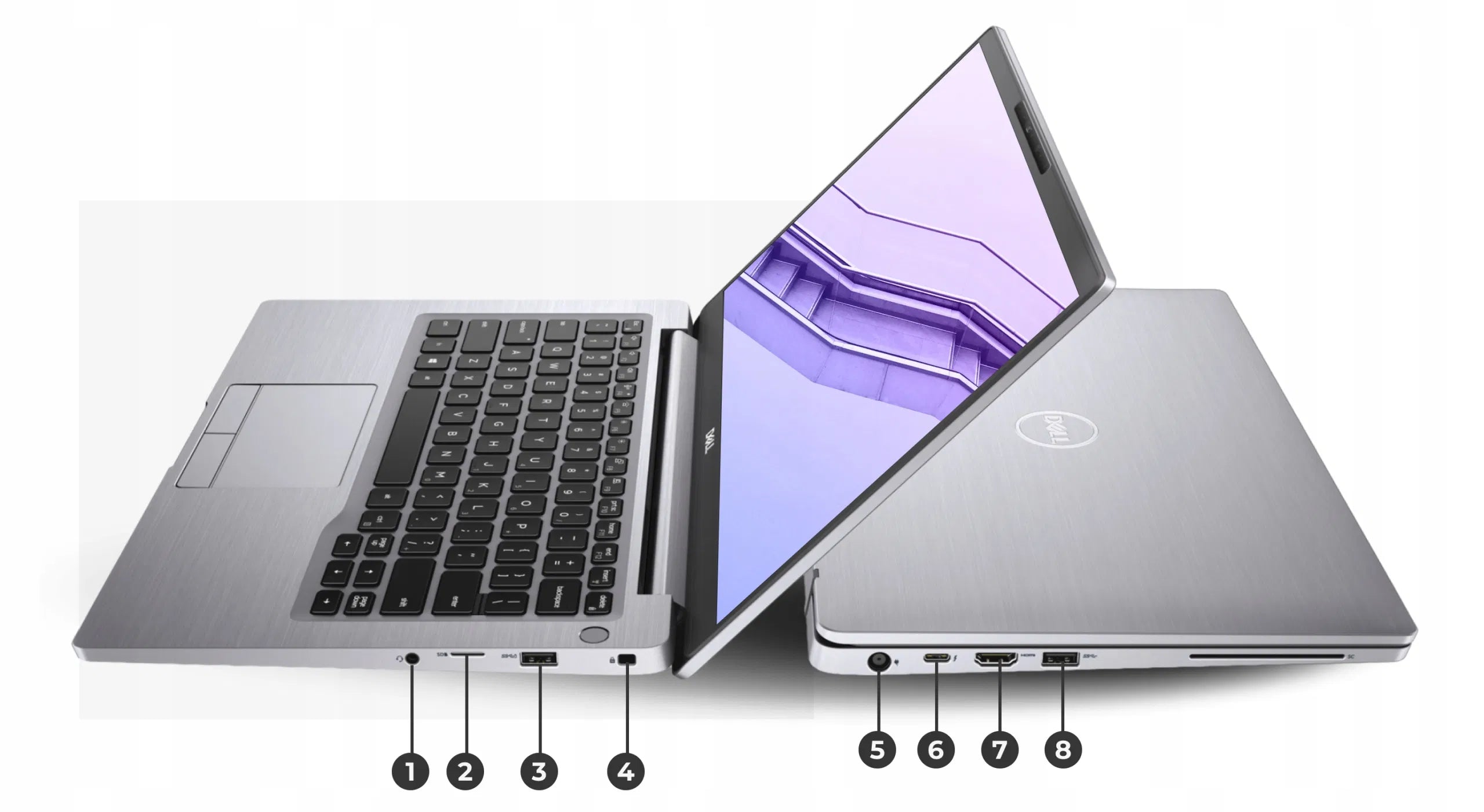 Dell Latitude 7400 | 14" FHD Laptop | Intel Core i5 8th Gen, 16GB RAM 512GB NVMe SSD | Silver (EN Keyboard)-used