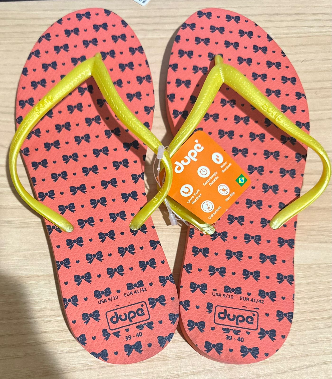 Dupe Flip Flop Design Slipper for Women
