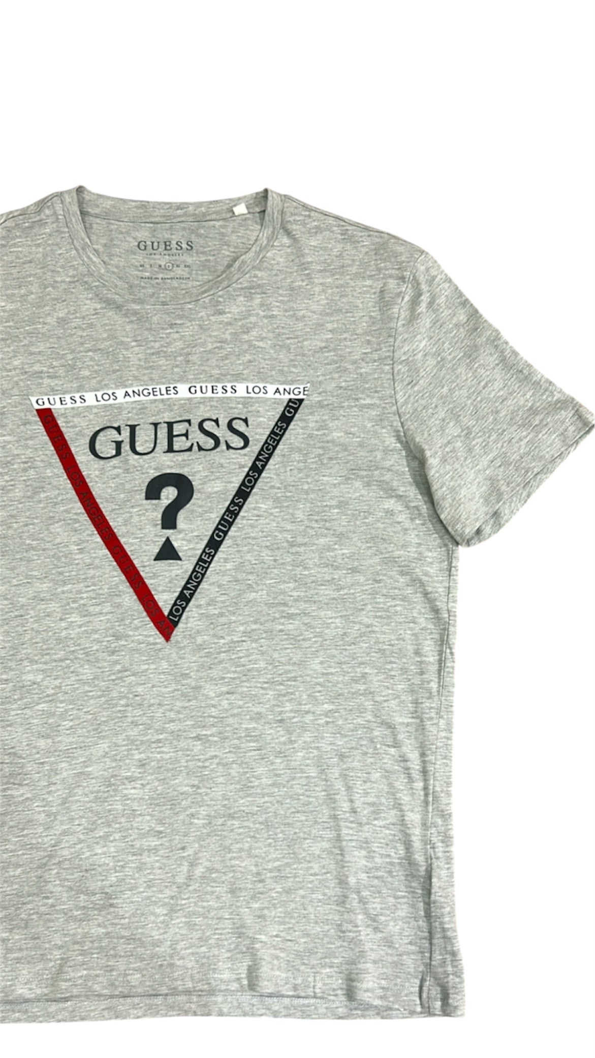 Guess Los Angeles Men’s Gray Cotton T-Shirt
