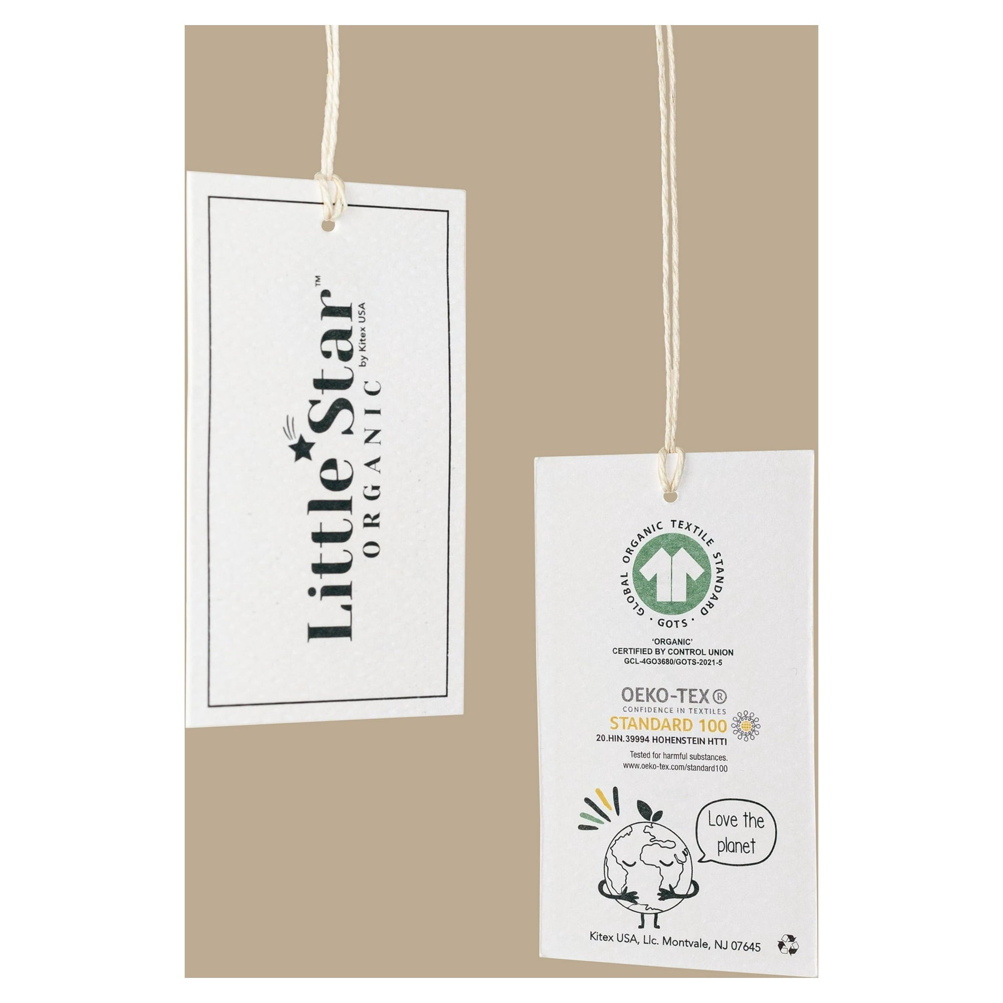 SIZE 5T - Little Star Organic Toddler Unisex 2Pk Jogger Set