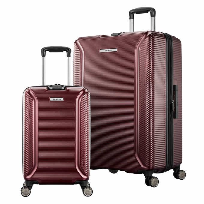Samsonite Element XLT 2 pieces Hardside Set, Dark red (20 inch - 27 inch) c