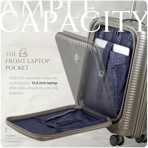 Verage Freeland Large Luggage with X-Large Spinner Wheels, Expandable Hardside Travel Luggage,