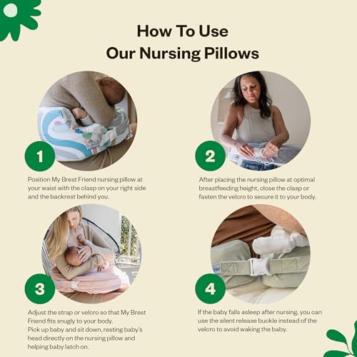 My Brest Friend Nursing Pillow - Deluxe - Enhanced Comfort w/ Slipcover