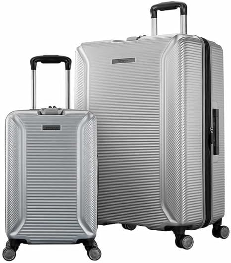 American Tourister Tranquil 3-piece Hardside Set (Blue). Size: 51 cm, 61 cm, 71 cm - D