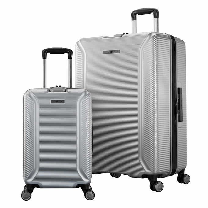 Samsonite Element XLT 2-Piece Set Hardside Set Silver (20 inch - 27 inch)