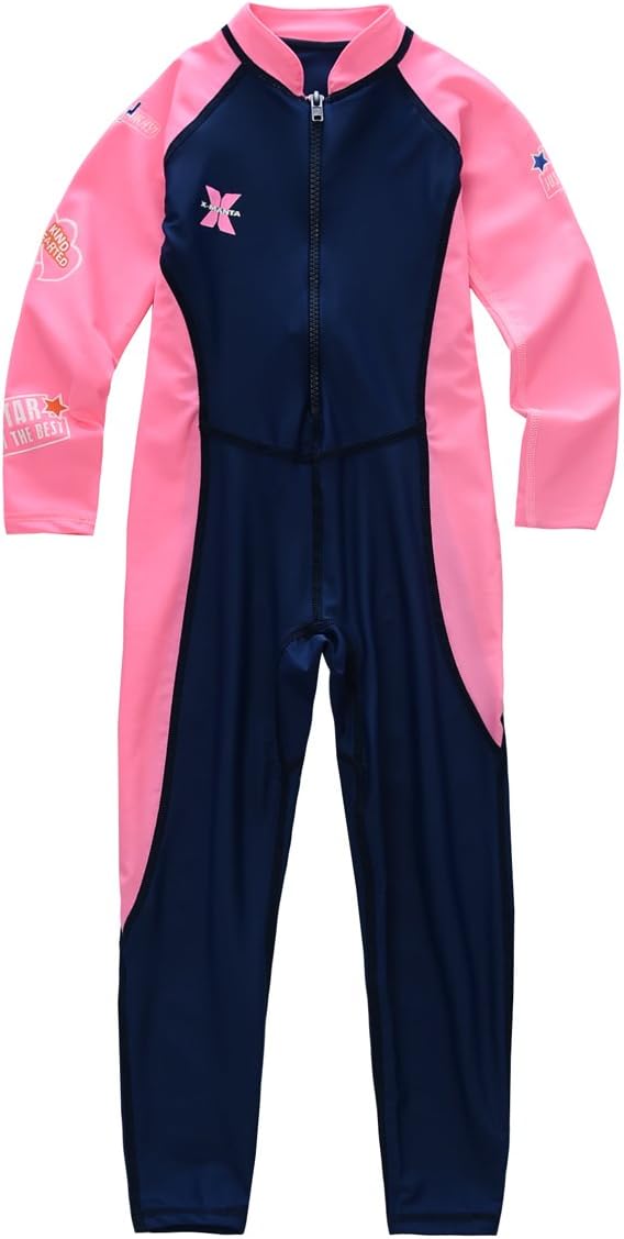SIZE: M - M2C X-Manta Boys Girls Full Body Swimwear UPF 50+ UV Sun Protective One-Piece