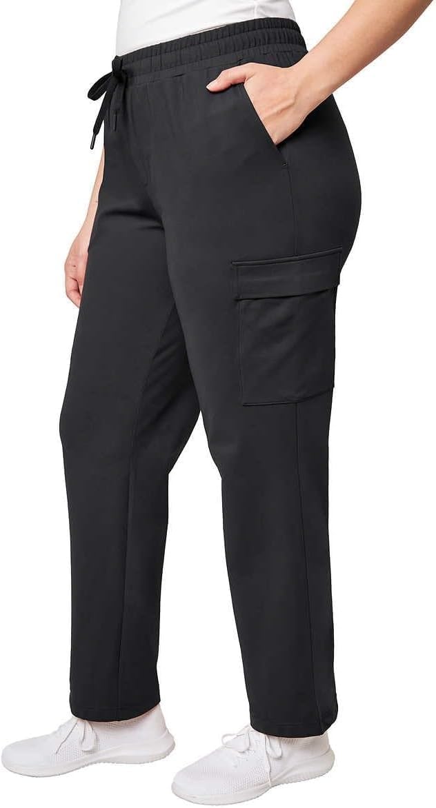Size L - Mondetta Ladies' Straight Leg Cargo Pant