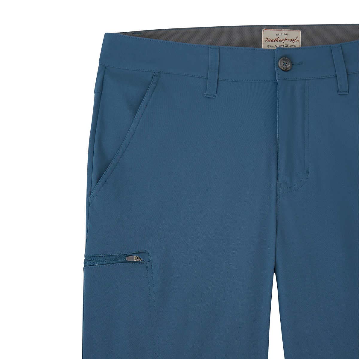SIZE 34 - Weatherproof Vintage Men's Packable Hybrid Trail Short (Blue)