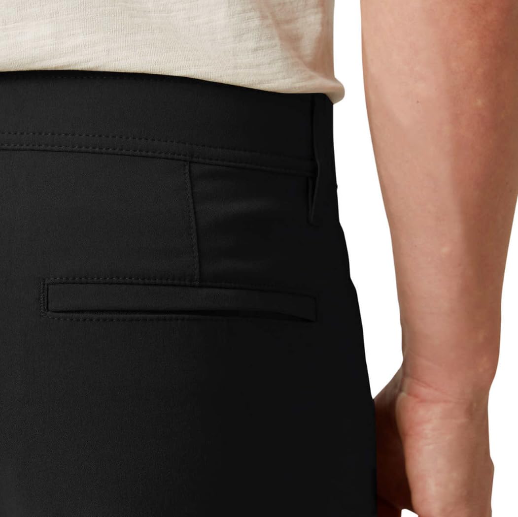 المقاس: 40×32 - بنطال رياضي خفيف الوزن مقاوم للعوامل الجوية، أسود اللون