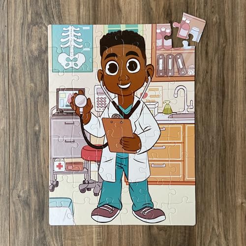 Puzzle Huddle, Future Doctor Boy, Kids Jigsaw Puzzle, 12in x 16.5in, 54 Pieces, Age 6+