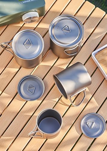 MAXCOOK Titanium Camping Cup