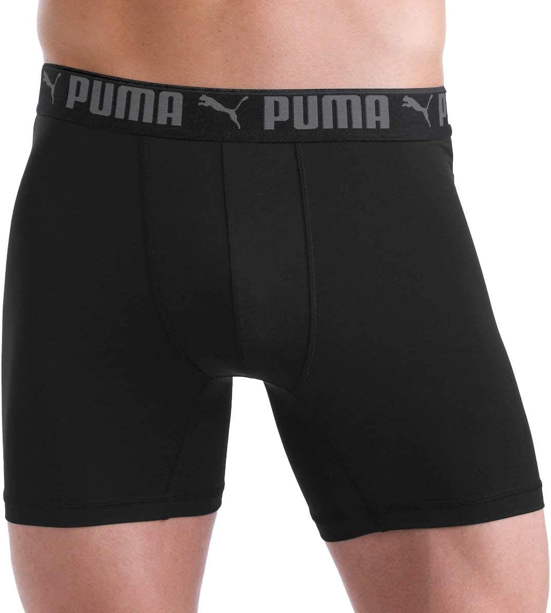 SIZE: M - Puma Men's Microfiber Boxer Brief, 5-pack