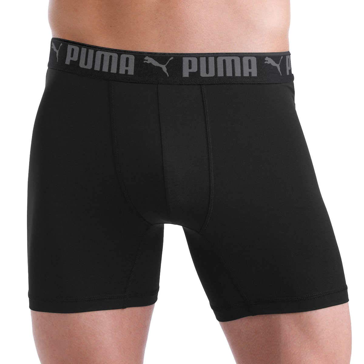 SIZE: L - Puma Men's Microfiber Boxer Brief, 5-pack