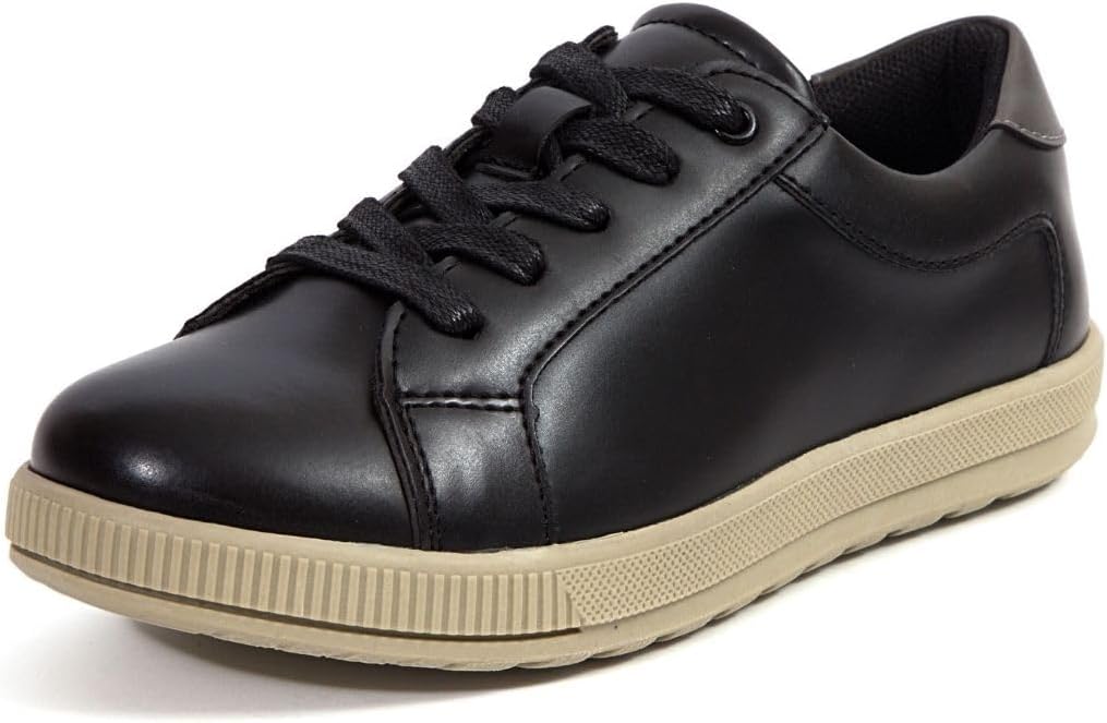 Deer Stags Boy's Joshua MEMORY FOAM Sneaker, Black