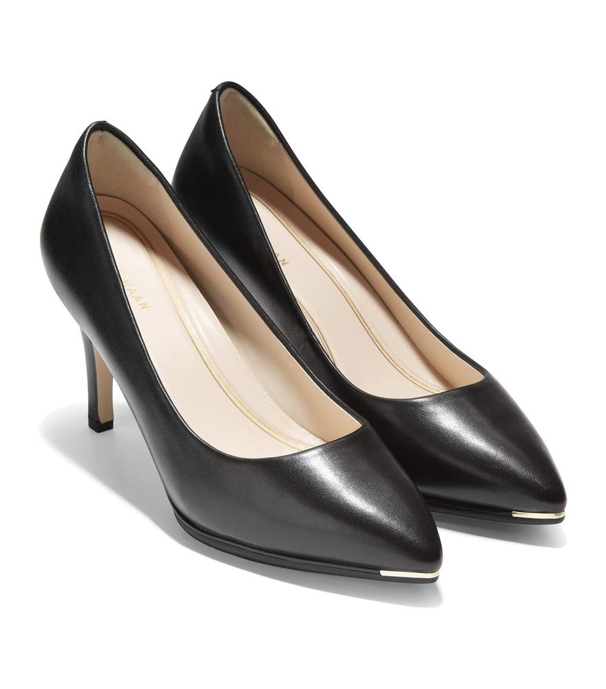 SIZE: 42 - Cole Haan Women's Grand Ambition Pump (75MM), Black Leather