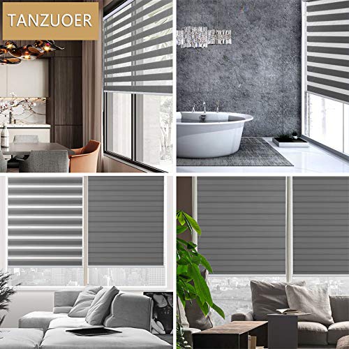 ستائر دوارة من TANZUOER بتصميم حمار وحشي، مقاس 101 × 162 سم