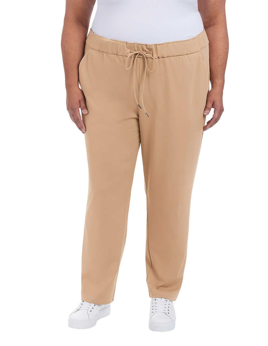SIZE XL - Hilary Radley Ladies' Pull-On Pant with Pockets, Color: Portobello