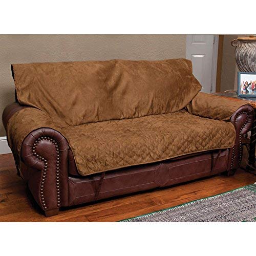 PetSafe Solvit Loveseat Full Coverage Pet Bed Protector, Cocoa