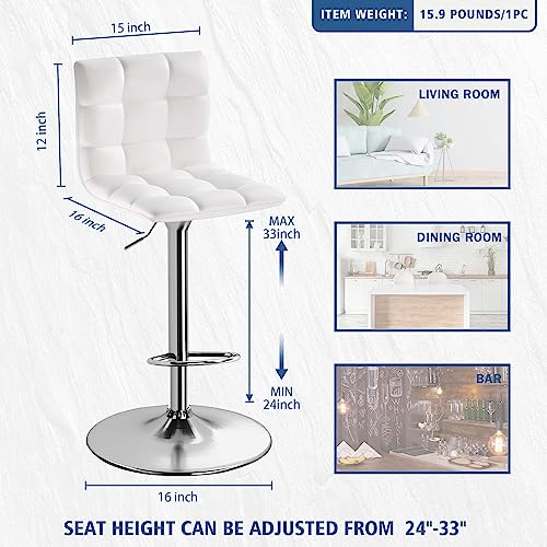 VATROS Bar Stools Set of 2