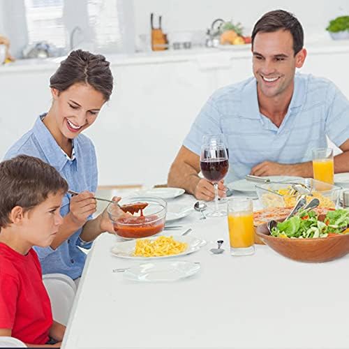 Camp Solutions Bi-Fold Plastic Folding Table, 5 FT Folding Table, Plastic Portable Tables for Dining Parties Card Picnic Camping, Granite White