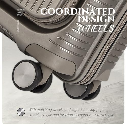 Verage Freeland Large Luggage with X-Large Spinner Wheels, Expandable Hardside Travel Luggage,