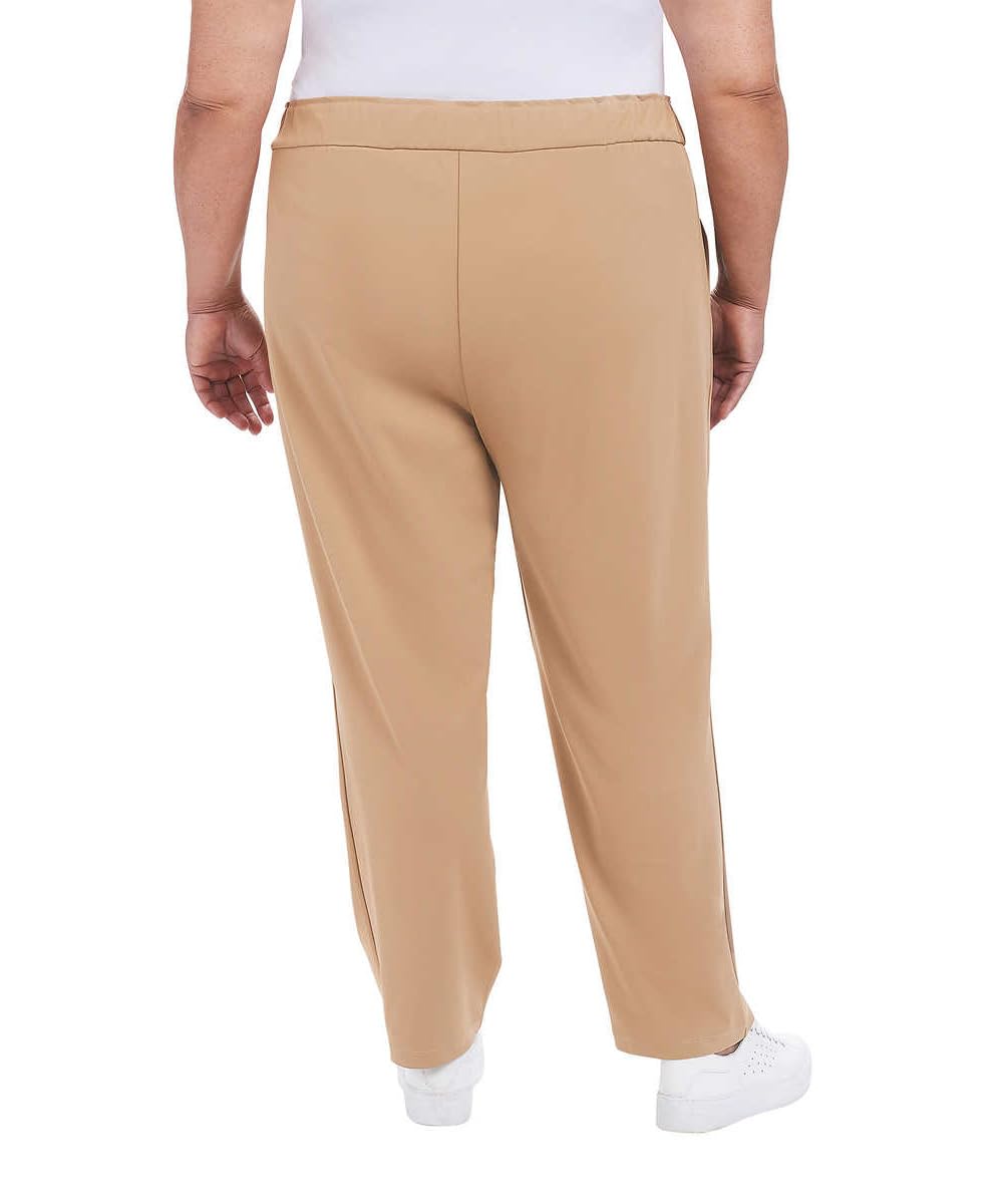 SIZE XL - Hilary Radley Ladies' Pull-On Pant with Pockets, Color: Portobello