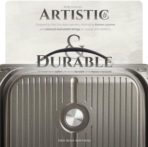 Verage Freeland Large Luggage with X-Large Spinner Wheels, Expandable Hardside Travel Luggage,