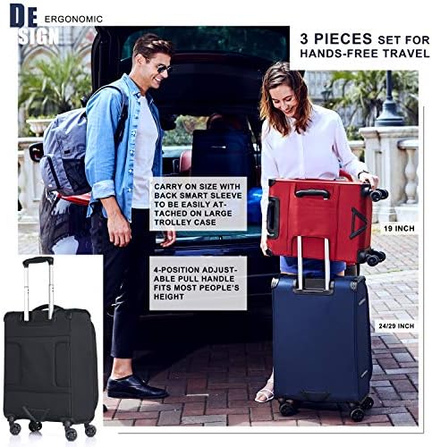 Verage Cambridge Lightweight Luggage Softside Expandable Spinner Wheel Suitcase