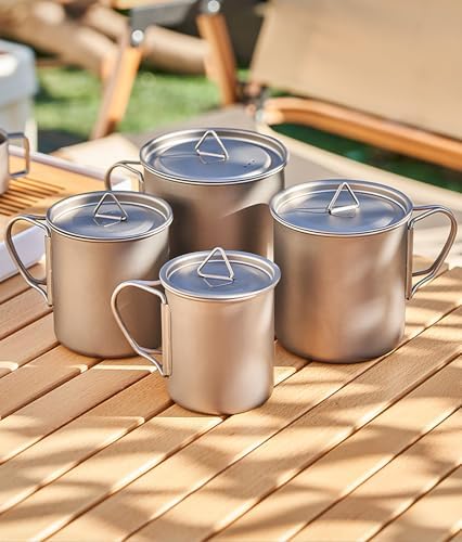 MAXCOOK Titanium Camping Cup