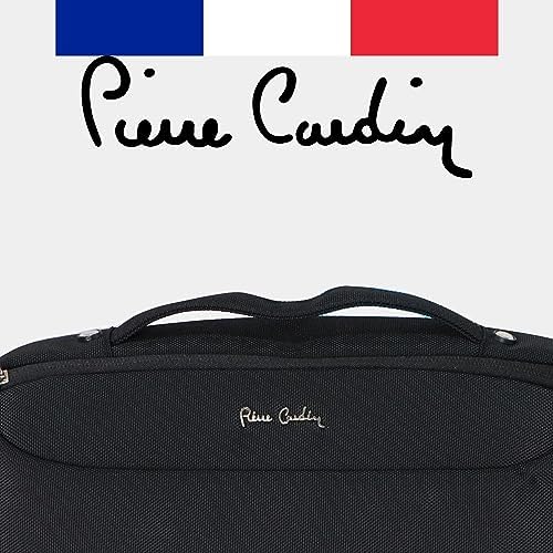 Pierre Cardin Anti Theft Crossbody Sling Bag Waterproof Shoulder PU Backpack Men's Lightweight Shoulder Chest Crossbody Bags with USB Charging Port
