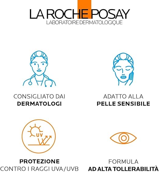 La Roche-Posay Anthelios UVMune 400 SPF50+ Sunscreen 50ml – Ultra-Light Invisible Fluid, Broad-Spectrum UVA/UVB Protection for Sensitive Skin