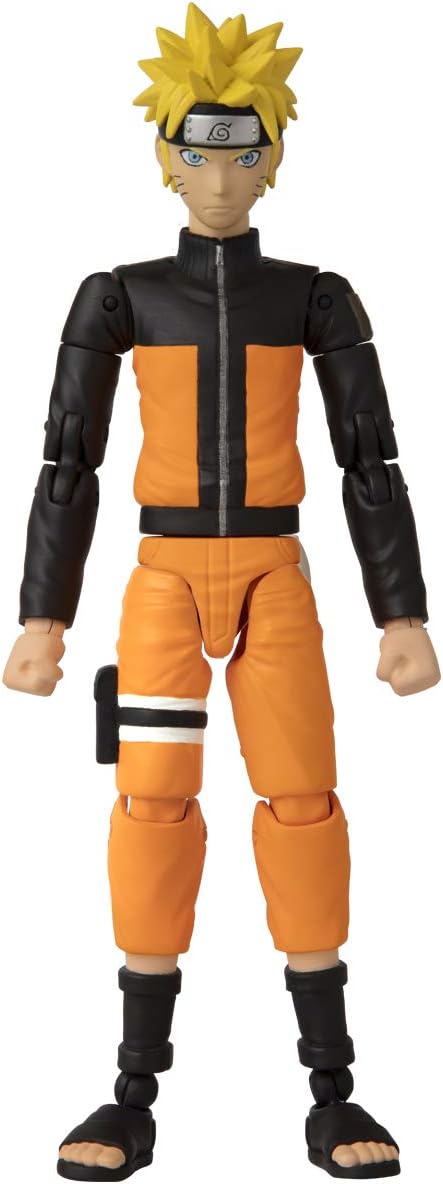 BANDAI Anime Heroes Naruto Action Figure Naruto Uzumaki | 17cm Naruto Figure Naruto Uzumaki Figure With Extra Hands And Accessories | Naruto Shippuden Anime Figure Action Figures For Boys And Girls