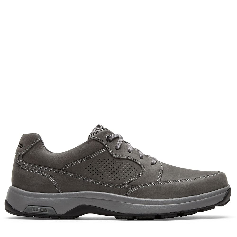 SIZE: 44 - Dunham Men's 8000 Blucher Sneaker, Steel Grey Nubuck