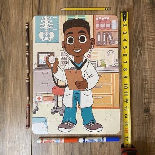 Puzzle Huddle, Future Doctor Boy, Kids Jigsaw Puzzle, 12in x 16.5in, 54 Pieces, Age 6+